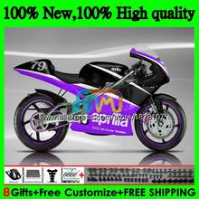 RS125R For Aprilia RS 125 R RR RS125 99 00 01 02 03 04 05 64BS.92 RS4 RS-125 1999 2000 2001 2002 2003 2005 Blk purple Fairing 2024 - buy cheap