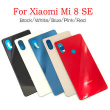 10 шт./лот, Задняя стеклянная задняя крышка для Xiaomi Mi8 Mi 8 Lite батарейный Корпус задняя крышка для Mi 8 Se 8se 2024 - купить недорого
