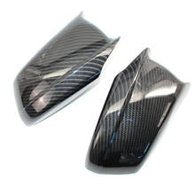 Tapas de espejo retrovisor de fibra de carbono/ABS, repuesto para BMW F10, F11, F18, serie 5, 520, 525, 528, 530, 2010-2013, accesorios para automóviles, 1 par 2024 - compra barato