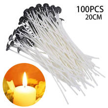 100PCS 20cm Cotton Candle Wick Core Candle Making Birthday Christmas Gifts Candles Diy Candles Making Supplies 2024 - buy cheap