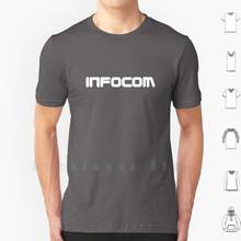 Infocom-Camiseta de algodón de 8 bits, prenda de vestir, fresca, ideal para aventura, Geek, Nerd, Grue, Zork, 6xl 2024 - compra barato