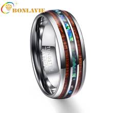 Wood Grain Polishing Men Rings 100% Tungsten Carbide Wedding Bands Multi-size Anillos para hombres Pierscienie Wholesale 2024 - buy cheap