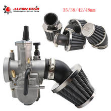 Alconstar- Black Motorcycle Air Filter 35mm 38mm 42mm 48mm Fit For 50 110 125 140CC Koso Oko Mukuni PWK PE Pit Bike ATV Scooter 2024 - buy cheap