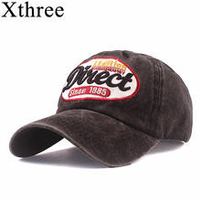 Xthree Men's Baseball Cap For Women Letter Cap Snapback Hats Bone Casquette Hip Hop Casual Gorra Adjustable Cotton Hat Cap 2024 - buy cheap