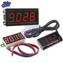 0.36 inch Mini DC Digital Voltmeter 3 Wire 4 Wire 0-100V 0.56" LED Display Voltage Panel Meter For 8V to18V Motorcycle Car 2024 - buy cheap