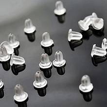 100Pcs Earring Backing Transparent Silicone Ear Stud Earring Backings Stopper Jewelry Accessory Jewelry Making Stud Earrings Diy 2024 - buy cheap