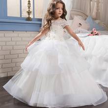 Ivory Flower Girl Dresses Wedding First Communion Dresses Girls Water-soluble Lace Infant Toddler Pageant and Party Gown 2024 - buy cheap