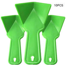 10Pcs Plastic Drywall Corner Scraper Putty Knife Finisher Cleaning Stucco Removal Builder Tool Scraping Diatom Mud 2024 - buy cheap