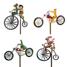 Bicicleta Vintage, hilandero de invierno, Animal, motocicleta, decoración para jardín, al aire libre 2024 - compra barato