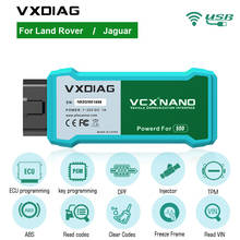 VXDIAG VCX NANO JLR V160 for Land Rover / Jaguar 2 in 1 Car Diagnostic Tool Wifi Version 2024 - buy cheap