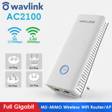 Wavlink Full Gigabit Wireless WiFi Router AC2100 MU-MIMO WIFI Repeater 2.4G+5Ghz Dual Band wifi Range extender Access Point New 2024 - buy cheap