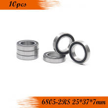 1PCS 6805-2RS Bearing  25x37x7 mm Thin Section 6805 2RS Ball Bearings 6805 RS / 61805 for bicycle parts 2024 - buy cheap