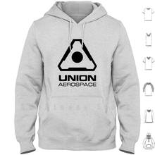Union Aerospace - Black Insignia hoodies Doom Doom Eternal Uac Doomguy Doom Doom Guy 2024 - buy cheap
