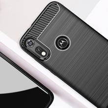 For Motorola Moto G Power Stylus G8 Play E7 Edge+ Case Carbon Fiber Cover Full Protection Phone Case Cover Shockproof Bumper 2024 - buy cheap