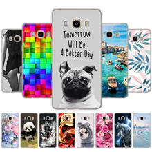 FOR Samsung Galaxy J5 2016 Case J510 J510F Painted Silicon Soft TPU Back Phone Cover FOR Samsung J5 2016 Protective Coque Bumper 2024 - buy cheap