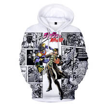 JOJO 3D Hoodie Sweatshirts Men/women New Autumn Fashion Popular Harajuku Sweatshirt Hooded 3D Print JOJO Hoodie Men's Tops 2024 - buy cheap