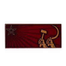 Todos los coleccionistas de la Era soviético deben tener esta insignia roja del ejército 2024 - compra barato