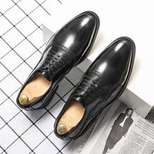 Male Fashion Shoes 2021 Summer New PU Leather Shoes Formal Elegant Classic Business Wedding Social Male Shoes Party Shoes 2024 - buy cheap