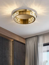 Lámpara de techo de cristal de lujo, para dormitorio, balcón, entrada, pasillo, habitación 2024 - compra barato