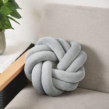 Almohada anudada hecha a mano para Patio, juego de silla de jardín, cojín de banco con nudo de bola, diámetro de 30cm 2024 - compra barato