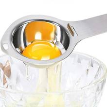 Separador de huevos de acero inoxidable, herramientas de grado alimenticio, filtro de huevos, utensilios de cocina, embudo, cuchara, herramienta divisora de huevos 2024 - compra barato