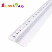 40cm Metal Ruler with Handle Straight Ruler Measure Tool 2024 - buy cheap