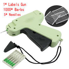 1 Set label Tag Gun + 1000pcs Barbs Regular Clothing Garment Price/Brand Label Tag Tagging Gun Kit gun tag Wholesale price 2024 - buy cheap