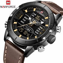 NAVIFORCE Men Watch Brand Luxury Leather Quartz Men's Watches Military Waterproof Analog Digital Men Watches Relogio Masculino 2024 - buy cheap