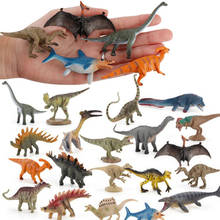Новая имитационная модель динозавра для девочек фигурки мальчика куклы игрушки Птерозавр динозавр тираннозавр рекс с орнаментом для машины для обучения детей подарок 2024 - купить недорого
