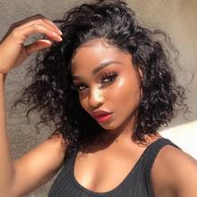 Water Wave Lace Front Wigs Human Hair Wigs For Black Women Short Bob Lace Wig With Baby Hair Pre Plucked Bleached Knots Eseewigs 2024 - buy cheap