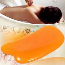 Gua Sha Board Neck Facial Body Care Massagers Health Jade Board Skin Scraping Natural Resin Acupuncture Spa Scraper Therapy 2024 - buy cheap