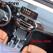 For BMW X3 2018 2019 Interior Accessories Car Gear Shift Box Panel Cover Sticker Trim Strips Garnish Protection Car-styling 2024 - buy cheap