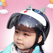 Medio casco de motocicleta para niños, niñas y niños, Universal, bonito sombrero de cabeza de seguridad para Scooter de ciclismo, de dibujos animados para bebé 2024 - compra barato