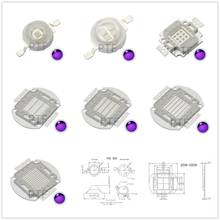 Bombillas LED de alta potencia púrpura UV Chips de Ultravioleta 360nm 365nm 370nm 380nm 390nm 395nm 400nm 405nm 1W 3W 5W 10W 20W 30W 50W 100W 2024 - compra barato