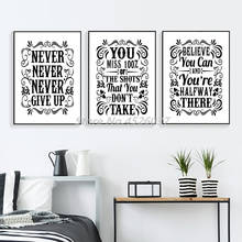 Motivational Inspirational Success Quotes Art  Classroom Office Wall Art Poster Painting Decoration Pictures Home Decor 2024 - buy cheap