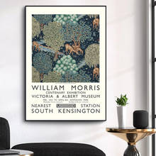 William Morris Canvas Painting The Victoria and Albert Museum Exhibition Poster and Prints Wall Art Picture for Home Decoration 2024 - buy cheap