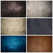 Laeacco Dark Gradient Solid Color Wall Surface Texture Grunge Party Pattern Photo Backgrounds Photography Backdrops Photo Studio 2024 - купить недорого