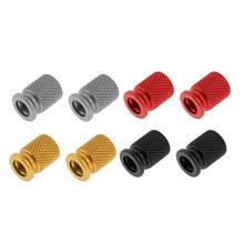 Tampa universal de válvula para pneu de motocicleta, 2 peças em alumínio 19x14mm 2024 - compre barato