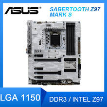 Материнская плата Asus SABERTOOTH Z97 MARK S LGA 1150 DDR3 Материнская плата Intel Z97 PCI-E 3,0 SATA III USB3.0 SATA 3 ATX 2024 - купить недорого