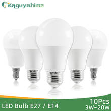 Kaguyahime 10Pcs LED E27 LED Light E14 LED Bulb 220V 240V 20W 15W 12W 9W 6W 3W LED Spotlight Lamp Bombilla Lighting Lampada 2024 - buy cheap
