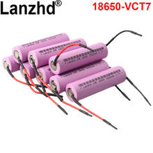 8 pces 18650 baterias de lítio li 3.7v bateria recarregável diy fio 3300mah para a luz do diodo emissor de luz, fonte de alimentação móvel, dispositivos móveis 2024 - compre barato