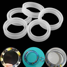 1pcs Clear Silicone Resin Bracelet Bangle Epoxy Molds Casting UV Resin Mold Tools For DIY Jewelry Making Findings Accessories 2024 - buy cheap