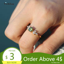 Visisap Fashion Zircon Wedding Rings for Women Simple Thin Elegant Charming Engagement Ring Ladies Fine Jewelry F093 2024 - buy cheap
