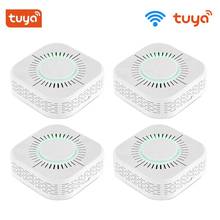Tuya Wifi Smoke Detectors Sensor Wireless Fire Protection Alarm Smart Home Safe Security Smoke Alarm System Via Tuya APP Control 2024 - buy cheap