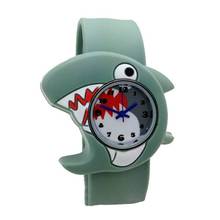 Relojes para niños de dibujos animados, relojes de pulsera para bebés, relojes de cuarzo para regalos, reloj, tiburón 2024 - compra barato