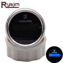 52mm Car Digital Hour Meter for Auto Marine Boat Engine Waterproof 2inch Hourmeter 8 color LED backlight 9-32V 0-99999.9 Range 2024 - buy cheap