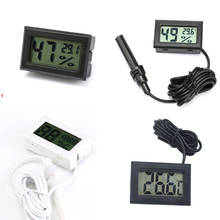 Mini Digital Humidity Meter Thermometer Hygrometer Sensor Gauge LCD Temperature Refrigerator Aquarium Monitoring Display Indoor 2024 - buy cheap