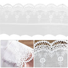 Embroidery Floral Lace Trim Collar Trimmings Embroidery Sew Patch Applique Floral Lace DIY Sewing Accessories 14*90cm 2024 - buy cheap