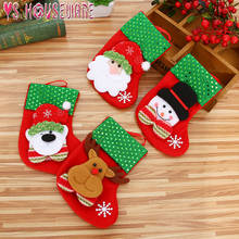 2020 new Christmas Stocking Chrismas Decoration Sock for Home Christmas Tree Ornaments Gift Holders Stockings New Year Gift Bags 2024 - buy cheap