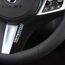 Decoración de coche para BMW G20 G30 G38 G11 G12 G05 G01 G02 Z4 6gt X3 X4 X5 1 3 5 7 Series, pegatina de rendimiento M, embellecedor de volante 2024 - compra barato